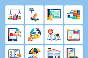 Animated Shipping and Logistics Icon, a Duotone Icon by Prosymbols (Thumbnail 6 of 11)