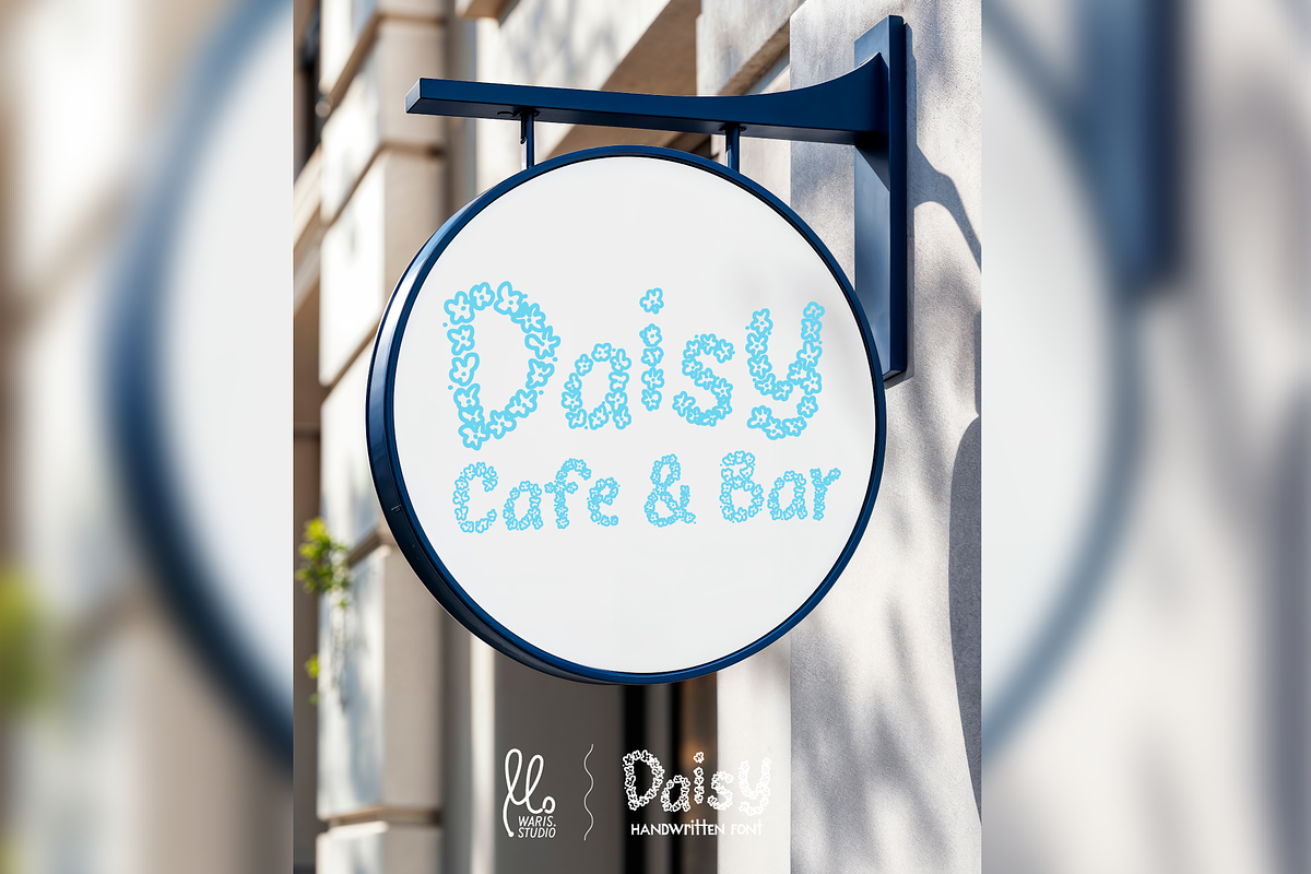 Daisy Handwritten Font, a Handwritten Font by Waris Studio (Photo 2 of 8)