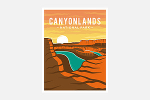 Canyon Lands National Park Poster