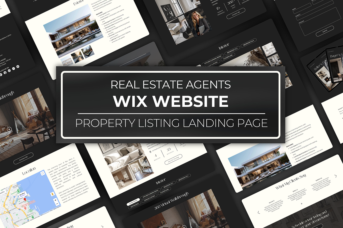 Property Listing Wix Website, a Wix Template by Meraki Templates (Photo 1 of 8)
