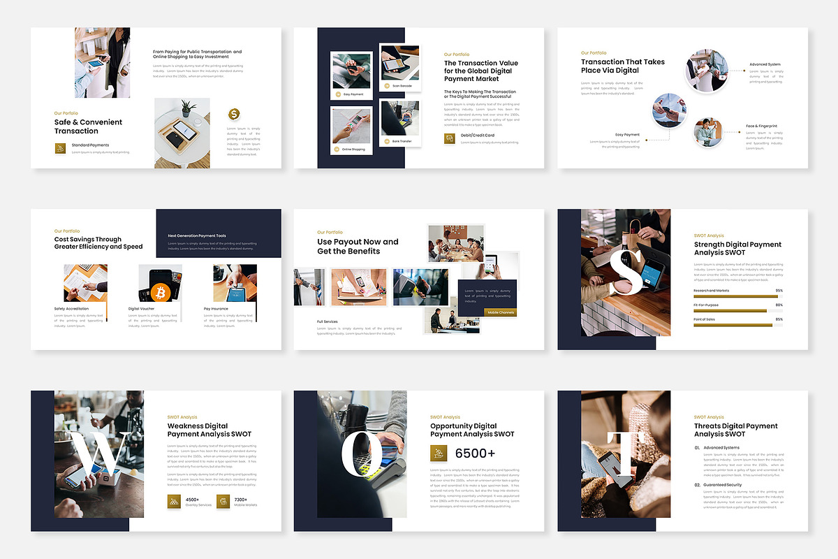 Digital Payment PowerPoint Template, a Presentation Template by Premast (Photo 4 of 5)