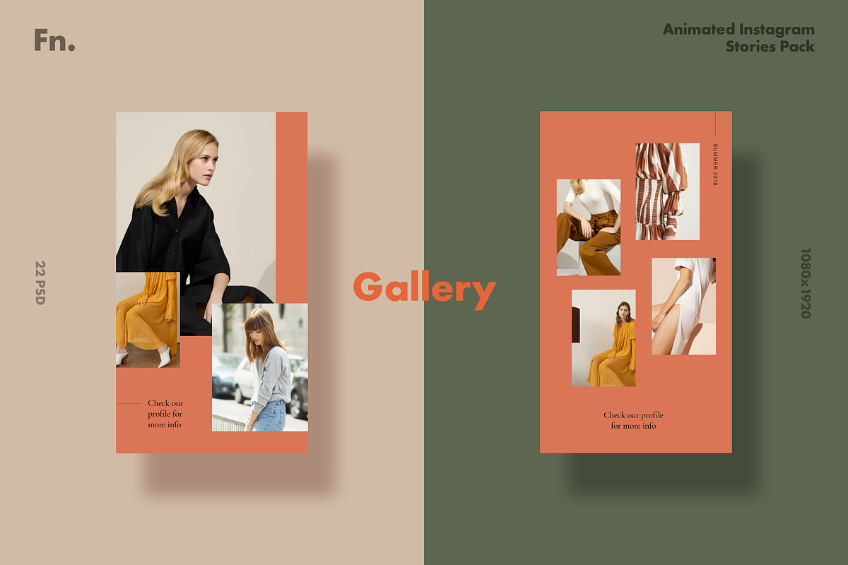 FN Animated Instagram Stories Pack, a Social Media Template by Simple and Nice (Photo 6 of 11)