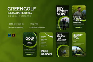 Greengolf - Instagram Story, a Social Media Template by StreaksideStd