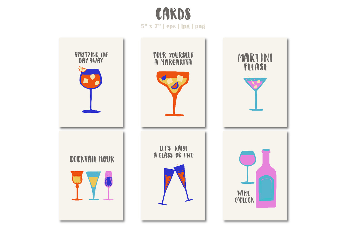 Bar drinks and bottles, a Food Illustration by lexminci (Photo 4 of 17)