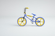 1980s Raleigh Burner BMX Bicycle, a Cars & Vehicle 3D Model by 3DTreatment (Thumbnail 25 of 25)