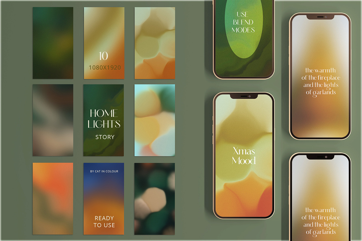 Christmas New Gradients Collage, an Object Graphic by Cat In Colour (Photo 11 of 23)