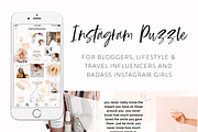 Marble Instagram Puzzle Template, a Social Media Template by My Social Boutique (Thumbnail 3 of 10)