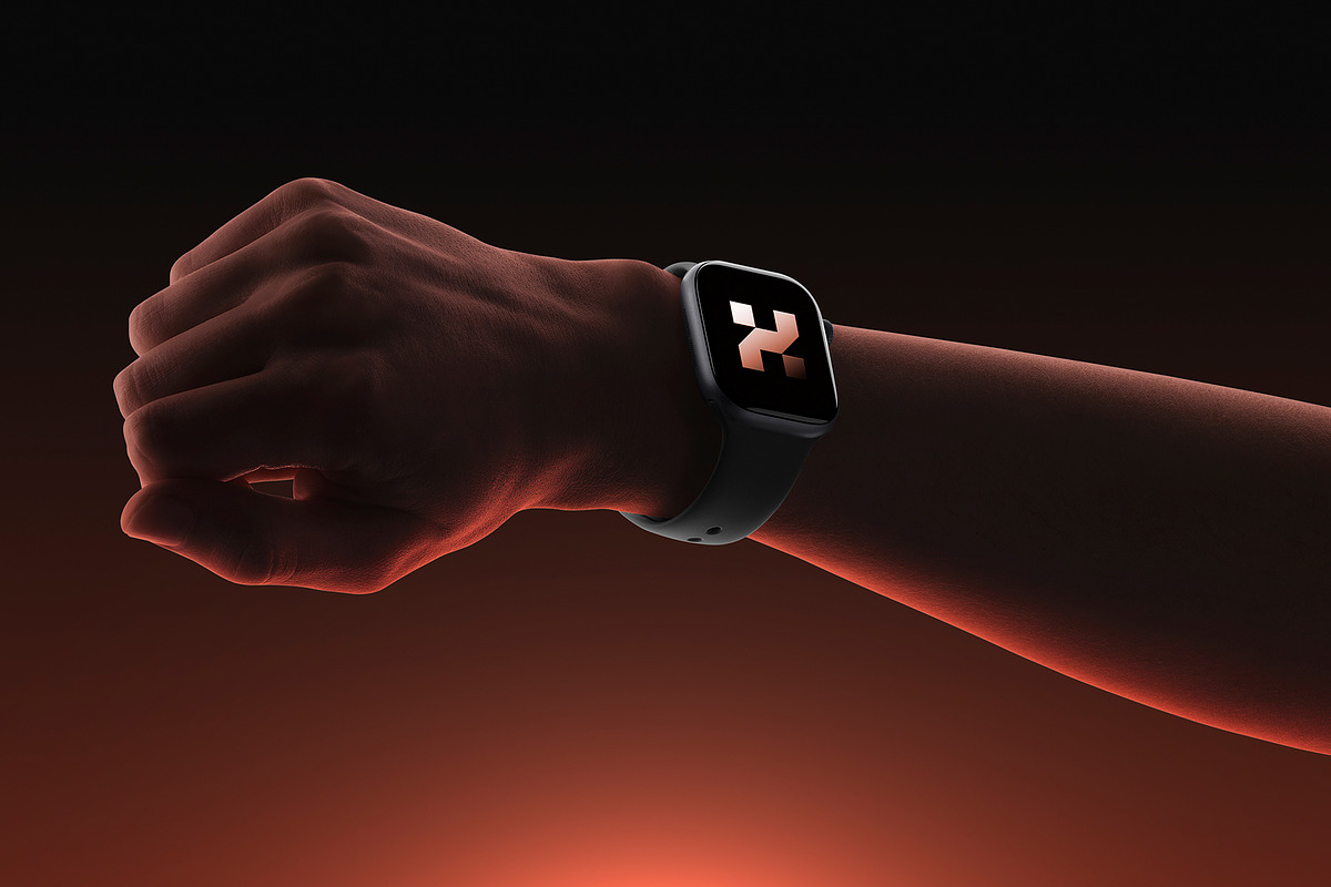 24 Watch Series 11 in Hand Mockups, a Wearable Device Mockup by Asylab (Photo 30 of 107)