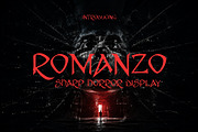 Romanzo - Creepy Display, a Serif Font by HipFonts (Thumbnail 1 of 7)
