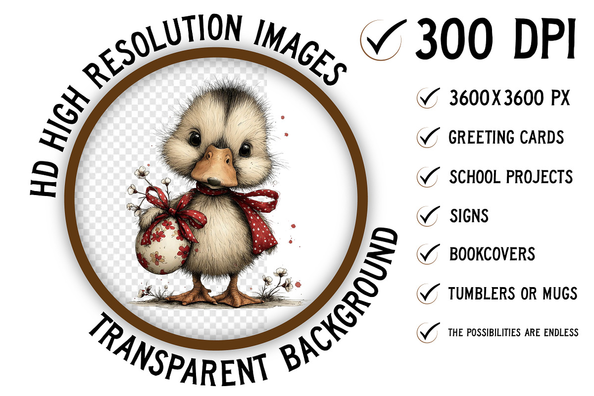 Whimsical Easter Animals Clipart, an Illustration by Craft Nest (Photo 2 of 11)