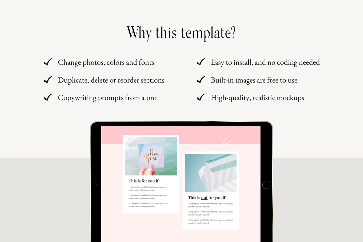 Kajabi Sales Page Template, a Landing Page Template by Pixel & Flow (Photo 5 of 9)