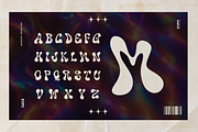 Mignova - Psychedelic Display Font, a Handwritten Font by figuree studio (Thumbnail 7 of 8)
