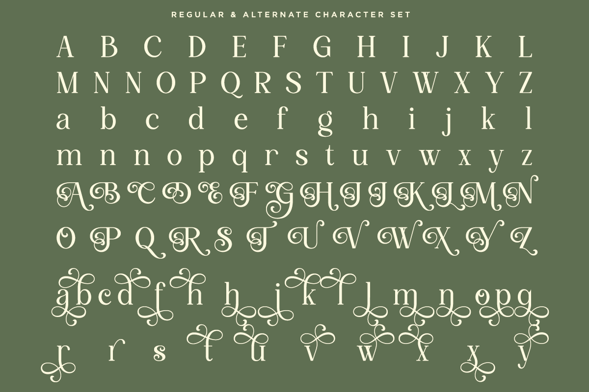 Avoleina - Luxury Serif Font, a Serif Font by RagamKata (Photo 9 of 10)