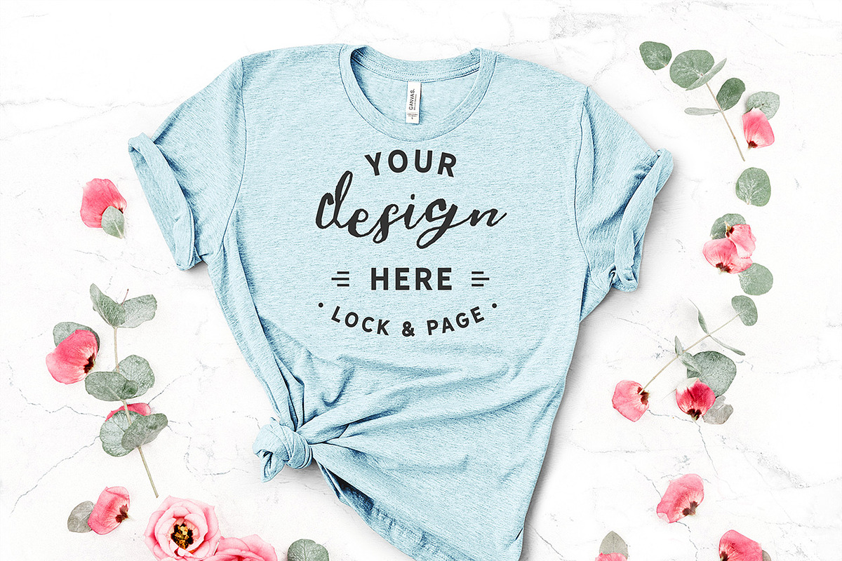 Bella Canvas T-Shirt Mockup Bundle, a Shirt Mockup by lock and page (Photo 80 of 85)