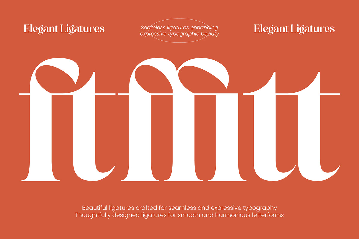 Qeftlight Elegant Contrast Serif, a Serif Font by timelesstype.co (Photo 4 of 10)