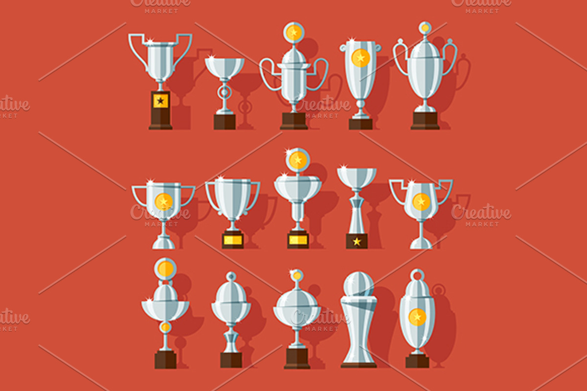 Award Cups Set preview 3