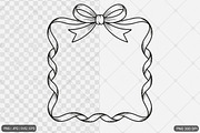 Bow Frame SVG PNG Bundle, an Illustration by Actual Pixel (Thumbnail 17 of 19)