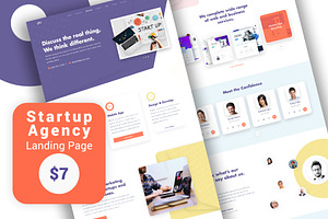 Startup Agency Landing Page