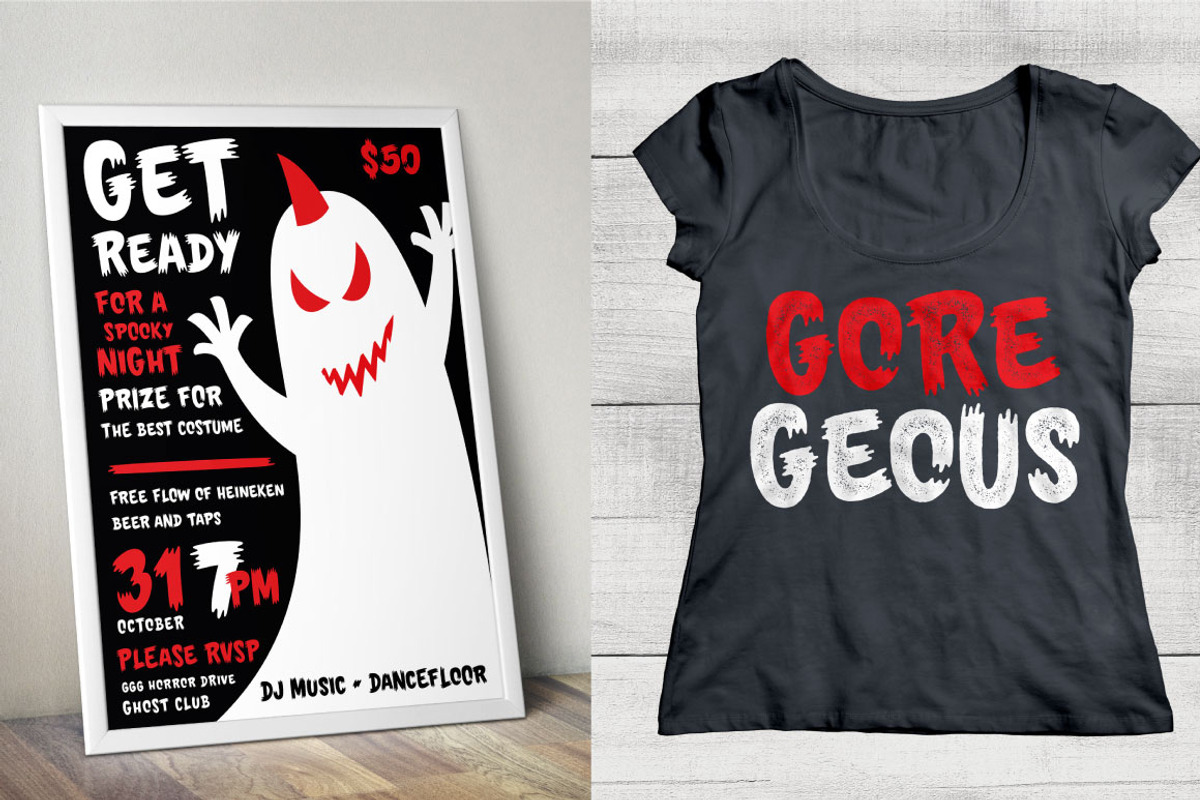 Monster Party Font preview 7