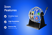 3D Bingo Games Icon, an Object 3D Model by Kohesif Studio (Thumbnail 2 of 6)