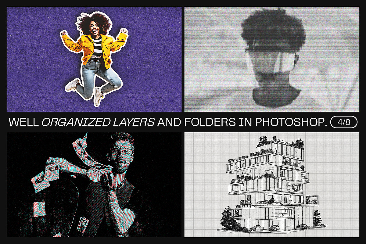 12 Photo Effect Templates, a Layer Style Add-On by iDoodle Studio (Photo 4 of 6)