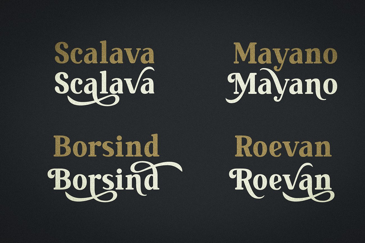 Scalova - Vintage Modern Serif, a Serif Font by Luna Shop (Photo 9 of 9)