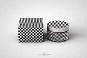 Amber Cosmetics Pot & Box Mock-Up, a Packaging Mockup by TSOBG (Thumbnail 4 of 21)