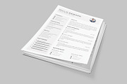 Resume Template and Cover Letter, a Resume Template by designvillage (Thumbnail 2 of 13)