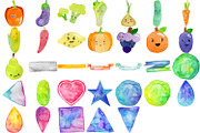 68 Fruit and Veg With Faces Bundle, a Healthcare Illustration by LilyBoo Clipart (Thumbnail 3 of 4)