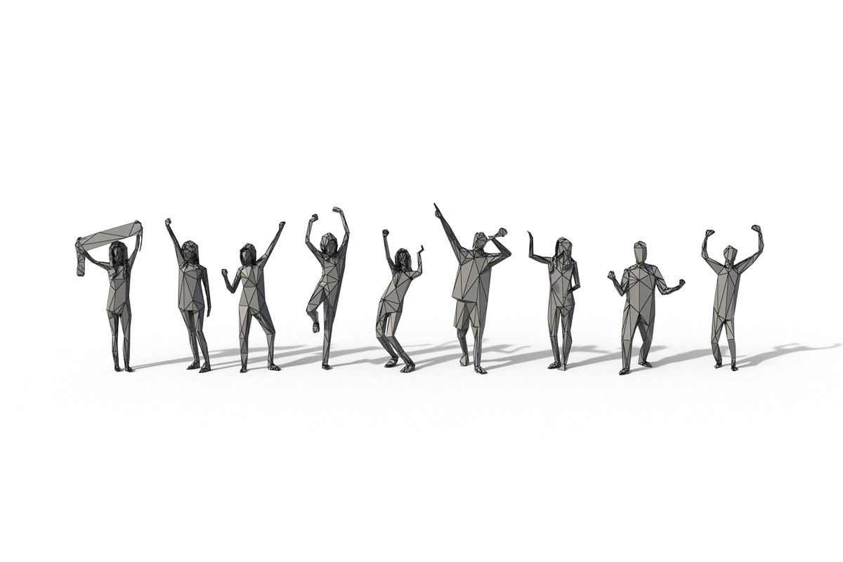 Low Poly Posed People Pack 6, a Characters & Person 3D Model by Tedi Permana (Photo 7 of 12)