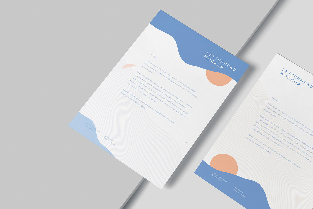 A4 Letter Head Mockups, a Print Template by GfxFoundry (Photo 7 of 7)