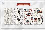 Hand-Drawn America's 250th Images, a Seasonal Illustration by H&C Drawings & Designs (Thumbnail 11 of 15)