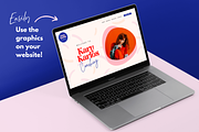 Retro Canva logo & brand kit bundle, a Branding & Logo Template by Kurly Creative (Thumbnail 8 of 13)