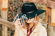 Affriel | Simple Elegant Font, a Script Font by Ngapak Studio (Thumbnail 1 of 9)