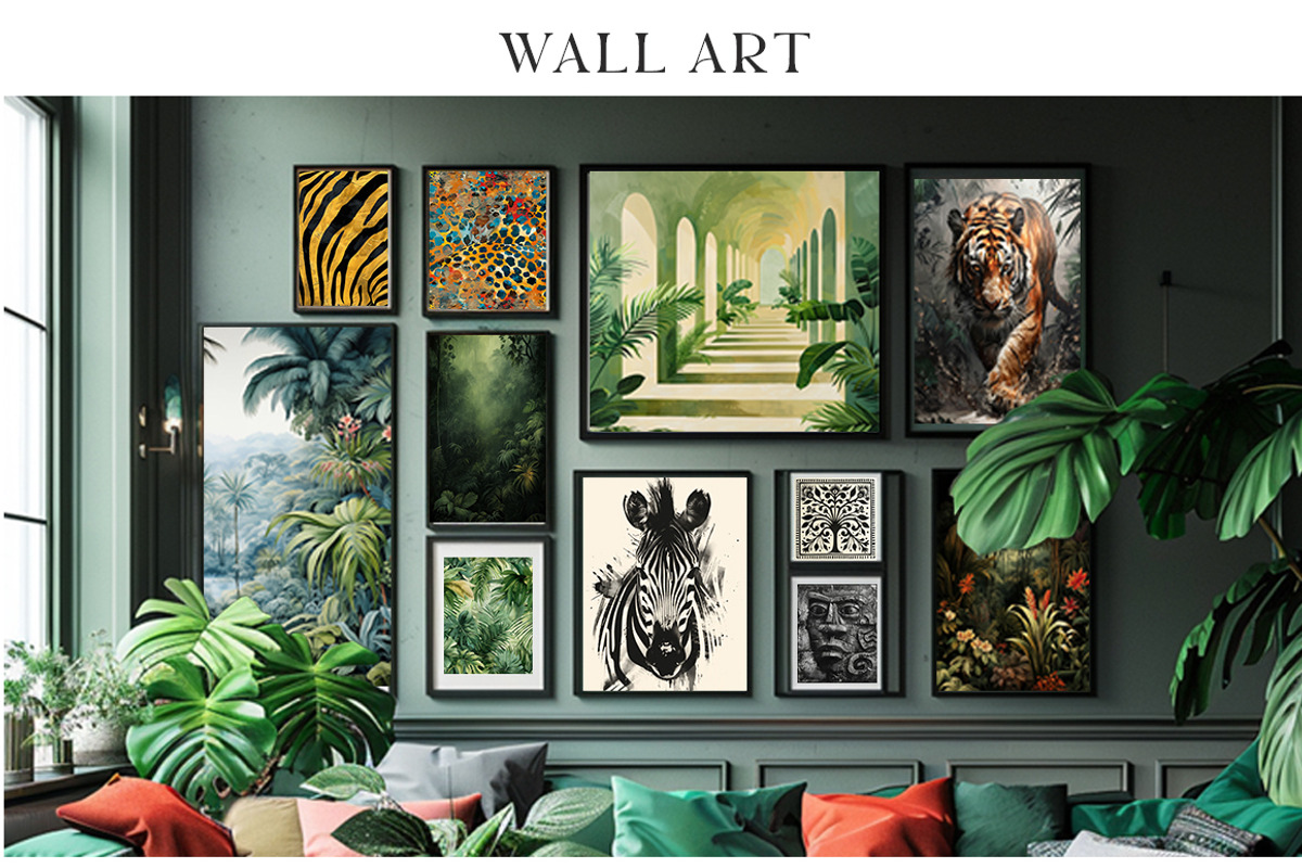 Tropical Jungle Watercolor Arts, an Object Graphic by Evgeniia (Photo 9 of 12)