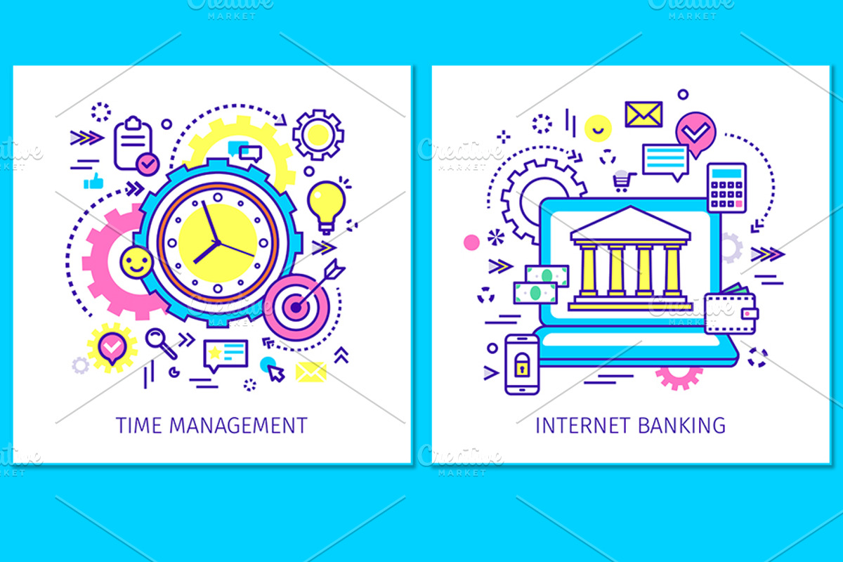 9 line art business illustration., a Finance Illustration by VectorStory (Photo 2 of 5)