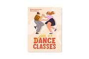 Dancing people. Dancers set, posters, a Person Illustration by PaperTrident (Thumbnail 8 of 12)