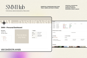 Notion SMM Hub For Freelancer