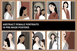 Abstract Woman Portraits