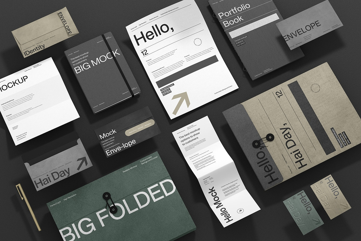 Modern Stationery Branding Mockup, an Advertising Mockup by East Gallery (Photo 2 of 15)