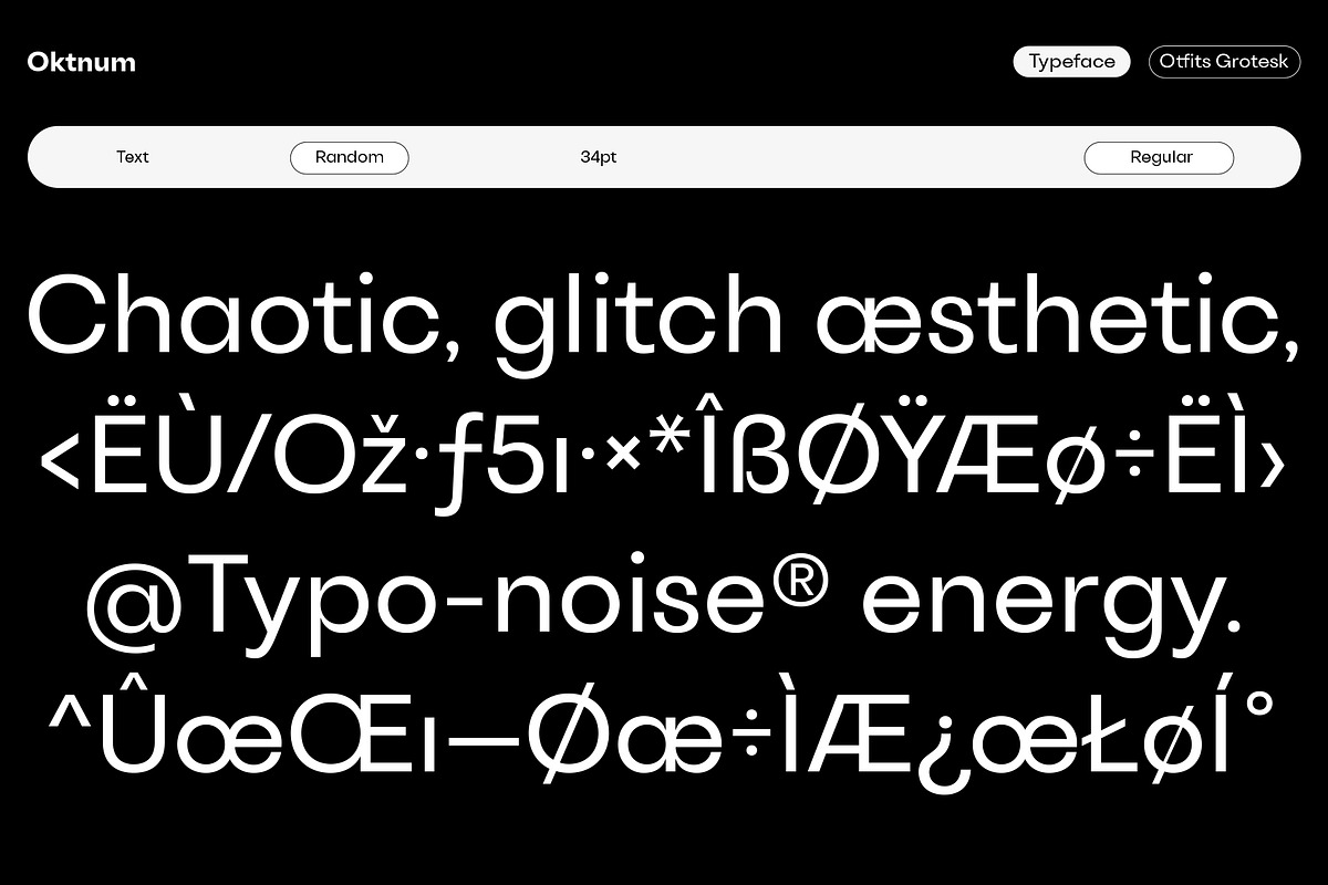 Otfits Grotesk Display, a Sans Serif Font by Oktnum Type Foundry (Photo 14 of 17)