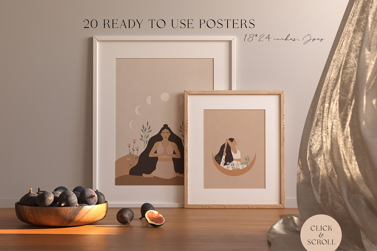 YOGA woman collection, a Healthcare Illustration by Alisovna (Photo 4 of 18)