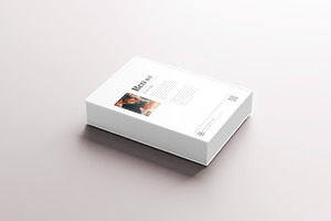 Large Hard Cover Book Mockup