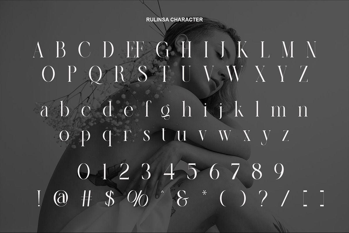Rulinsa Modern Serif Typeface, a Serif Font by Alfinart (Photo 9 of 10)