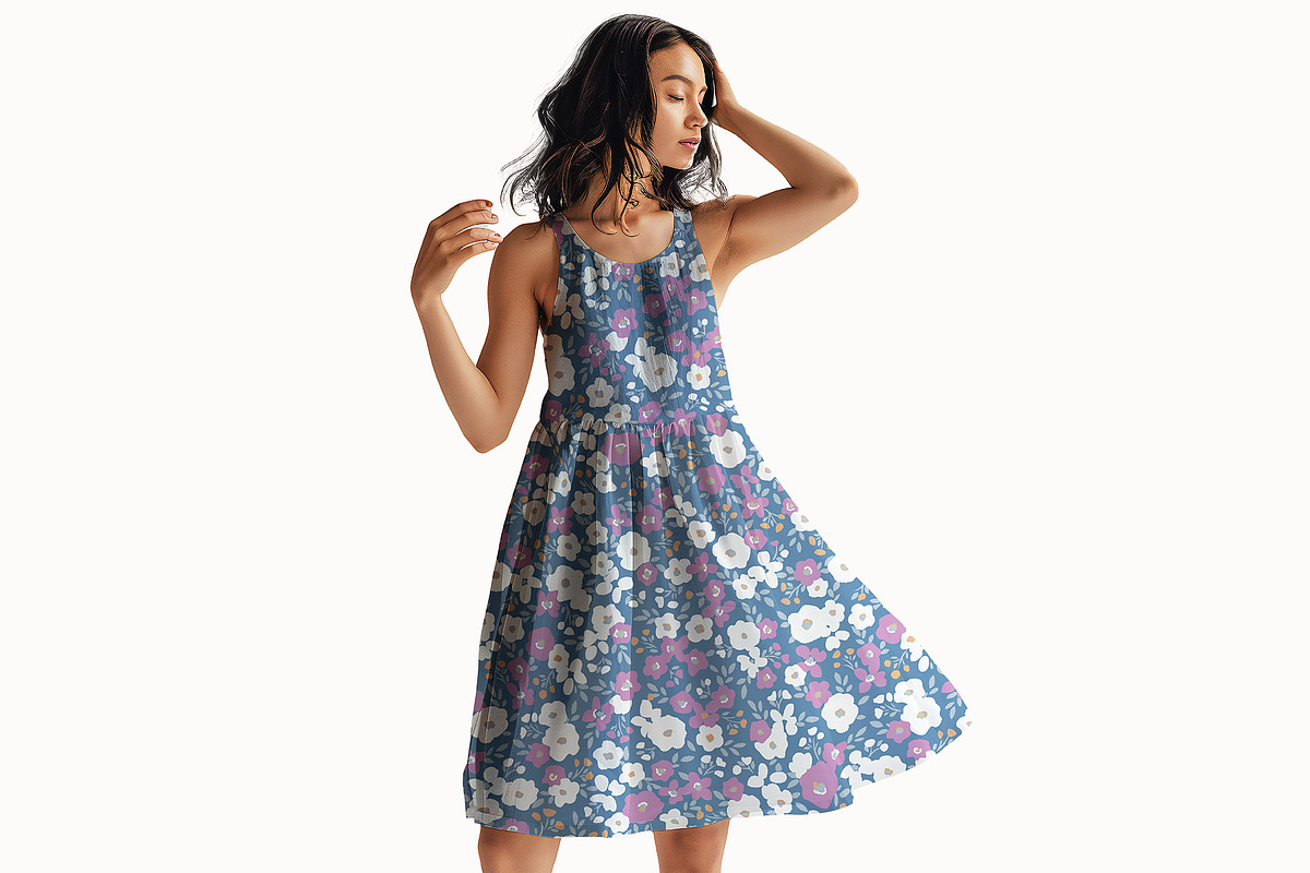 Botanical Elegant Floral Pattern, a Pattern Graphic by StudioGlouna (Photo 11 of 13)