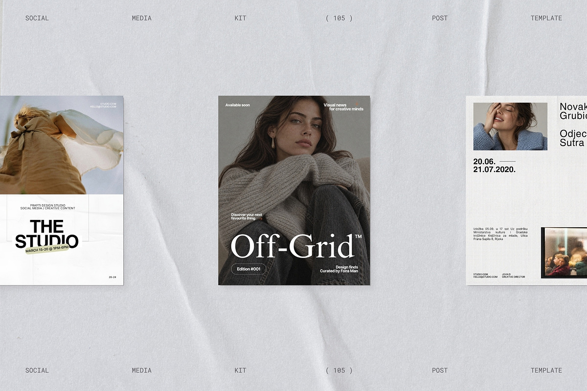 OREN | Instagram Post Bundle, a Social Media Template by Prapti Design (Photo 7 of 10)
