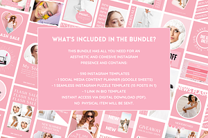 Pink Instagram Mega Bundle