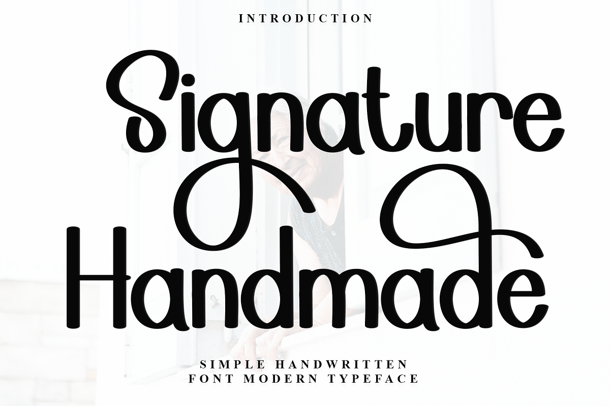 Signature Handmade, a Script Font by FreshTypeINK (Photo 1 of 7)
