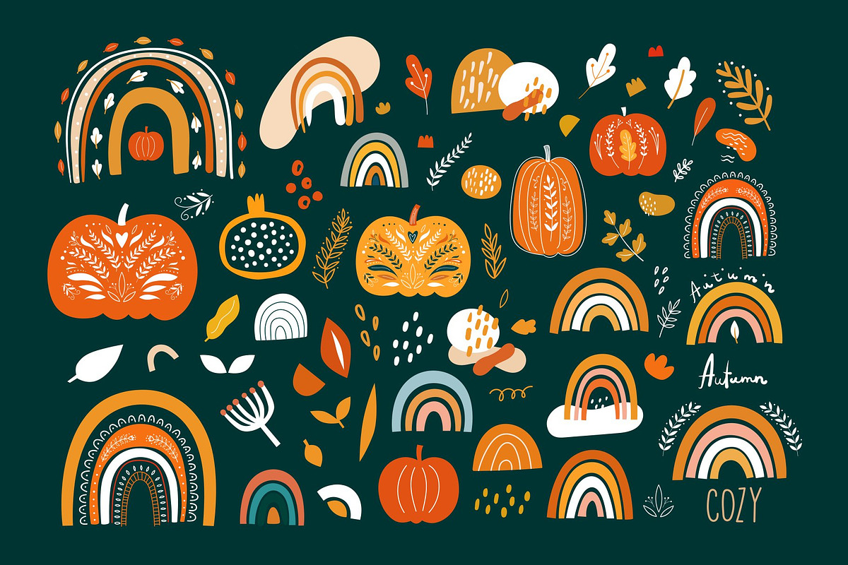 Autumn Bundle, a Decorative Illustration by MoleskoStudio (Photo 8 of 30)