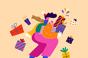 Merry Christmas and Happy New Year!, a Seasonal Illustration by MoleskoStudio (Thumbnail 8 of 27)
